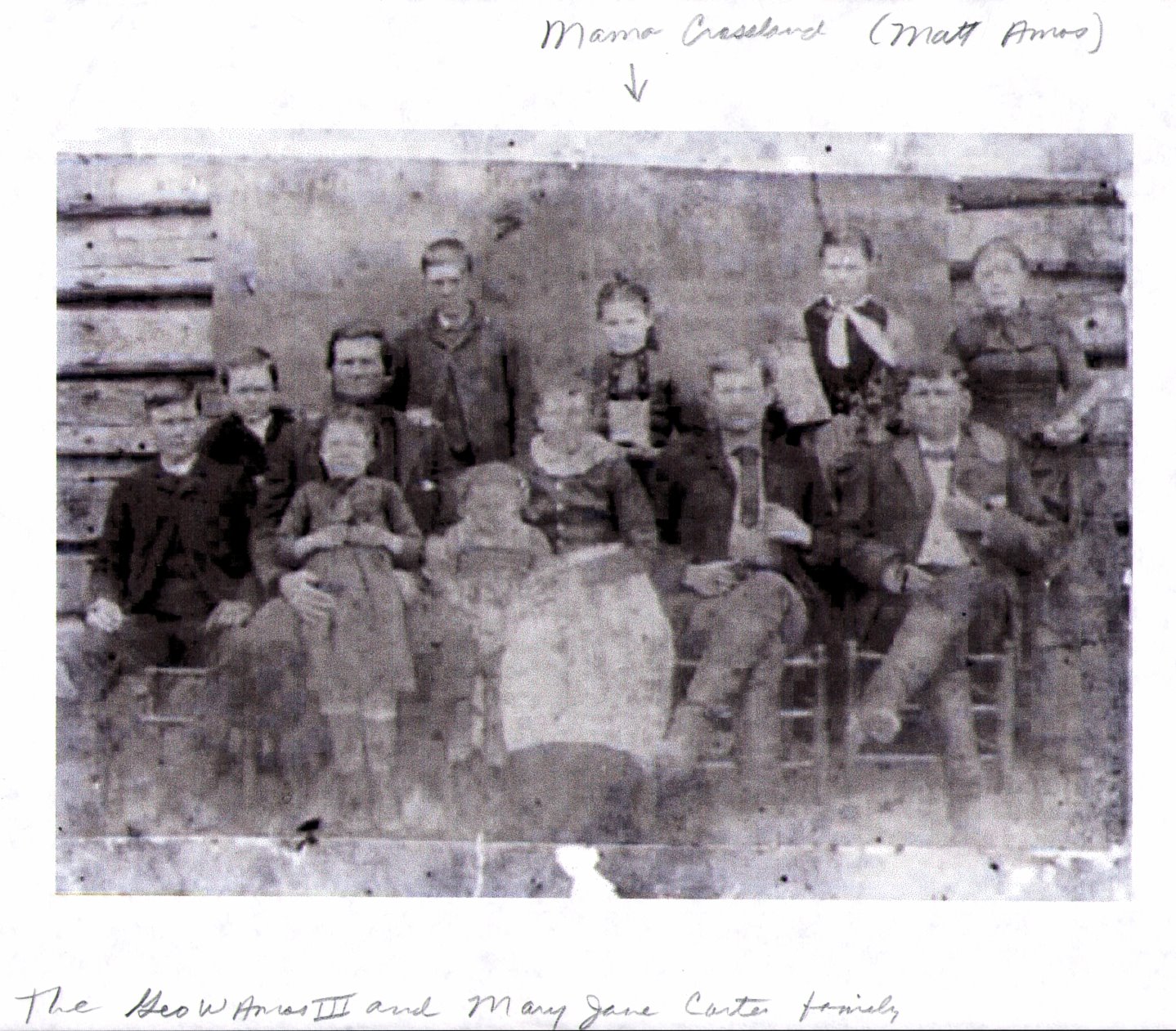 george washington amos family portrait